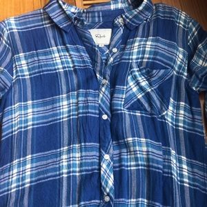 Rails Blue Plaid Shirt